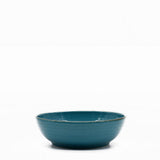 Saladier individuel en grès Turquoise