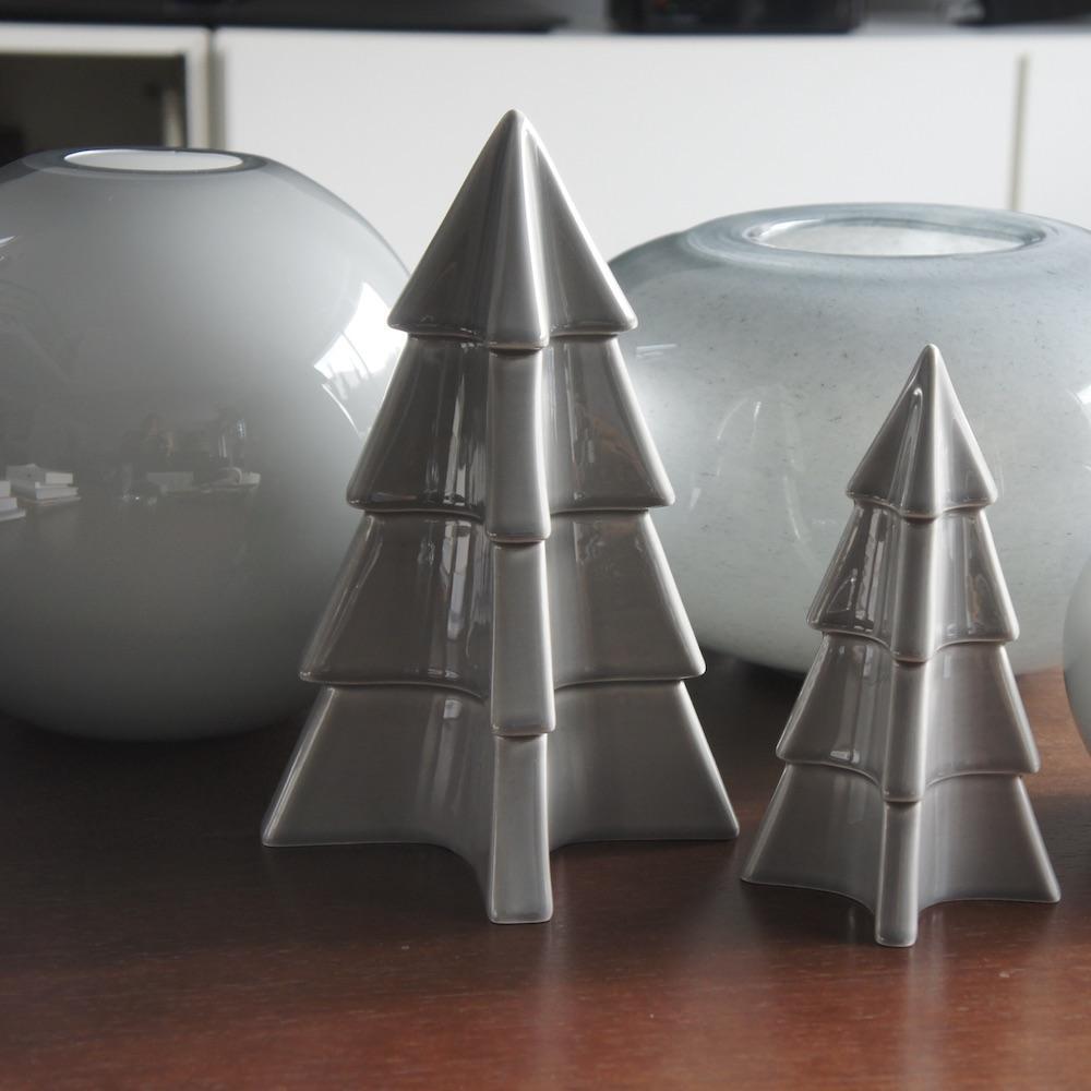 Ceramic Fir Tree - Grey