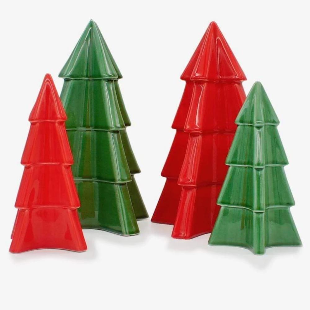 Ceramic Fir Tree - Red