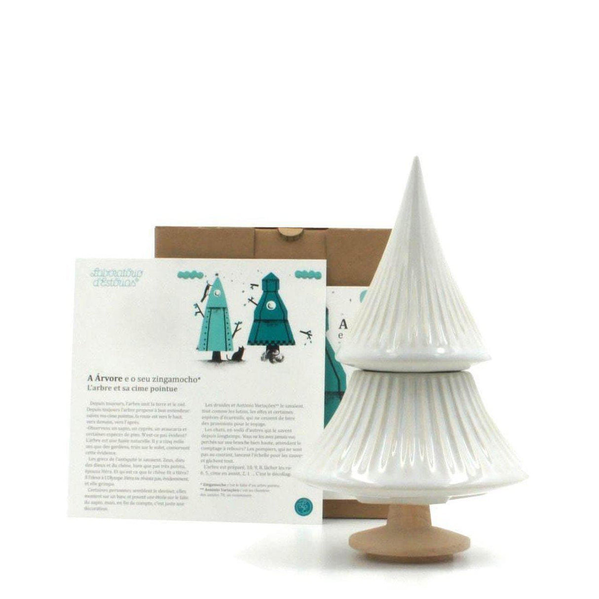 A Árvore e o seu Zingamocho I Stoneware Fir tree - 19cm