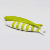 Set of 2 ceramic sardines - Light green