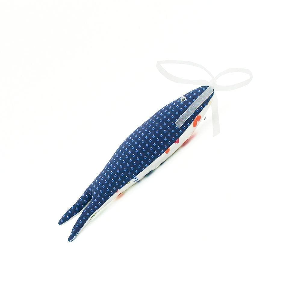 Sardine in fabric garnished with lavender I 22 cm