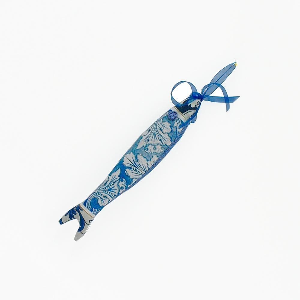 Sardine in fabric garnished with lavender I 22 cm