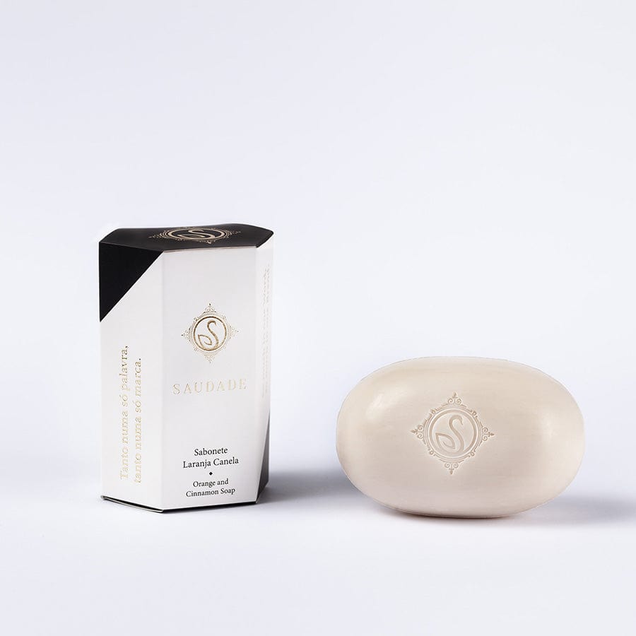 Savon de luxe orange cannelle I Produit artisanal du Portugal Saudade I Savon de luxe Orange Cannelle