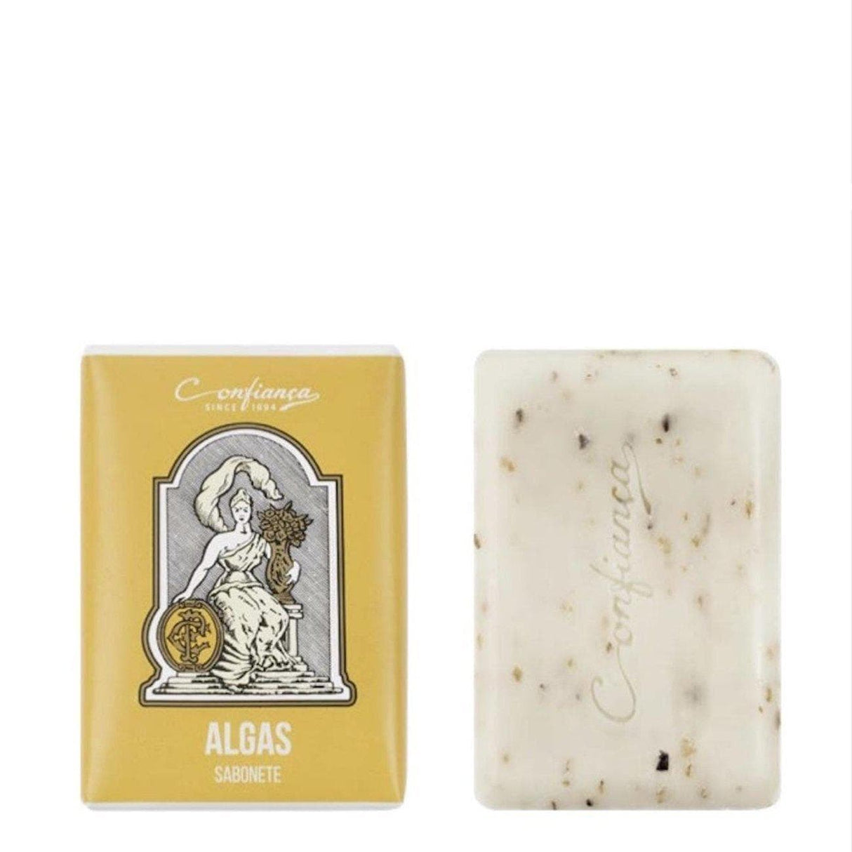 Mild exfoliating seaweed soap