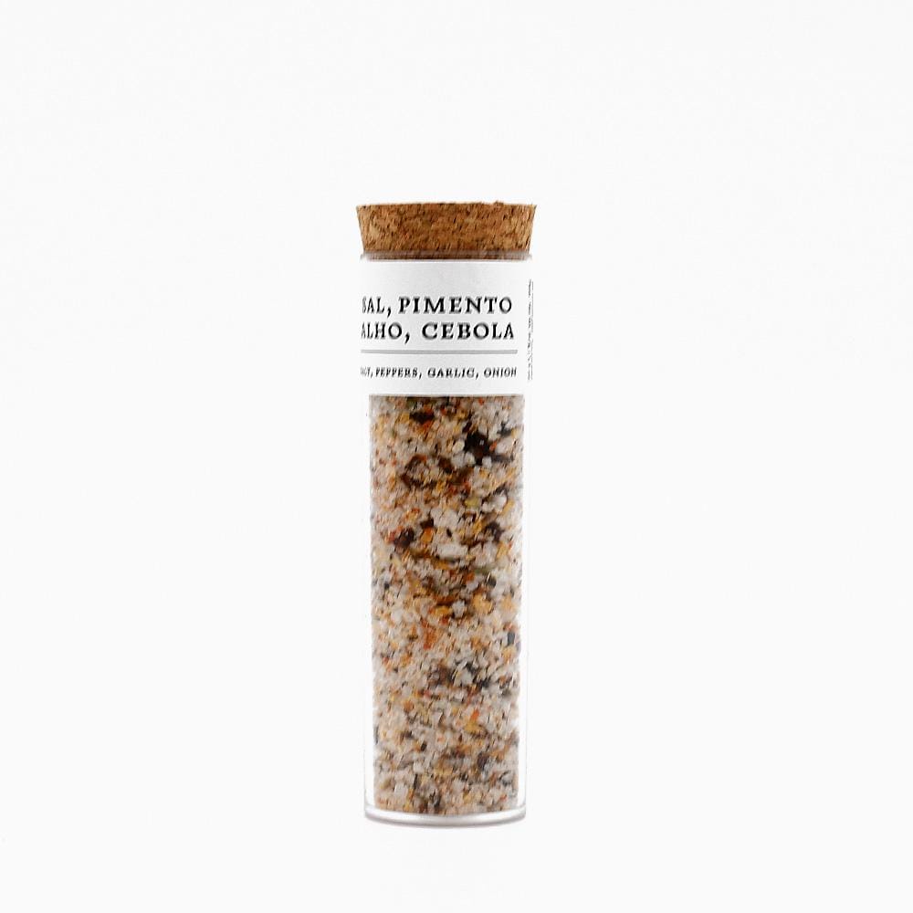Sel aux poivrons, ail et oignons I Produit portugais Sel aux poivrons, ail et oignons