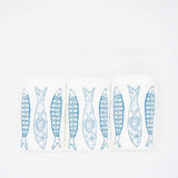 Small embroidered hand towels I Set of 3