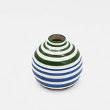Soliflore boule vert et bleu I Vases en céramique du Portugal Soliflore boule - Vert