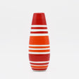 Soliflore long rouge et orange I Vases en céramique du Portugal Soliflore long - Rouge
