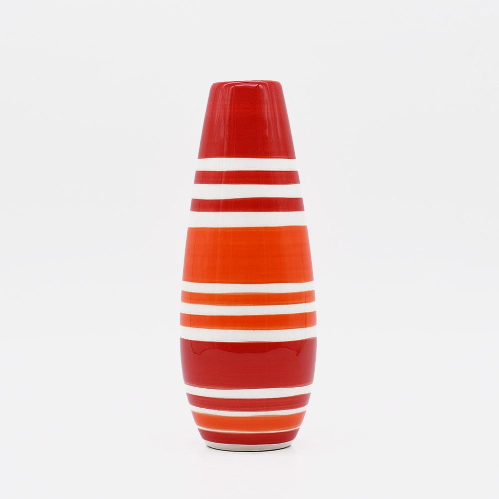 Soliflore long rouge et orange I Vases en céramique du Portugal Soliflore long - Rouge
