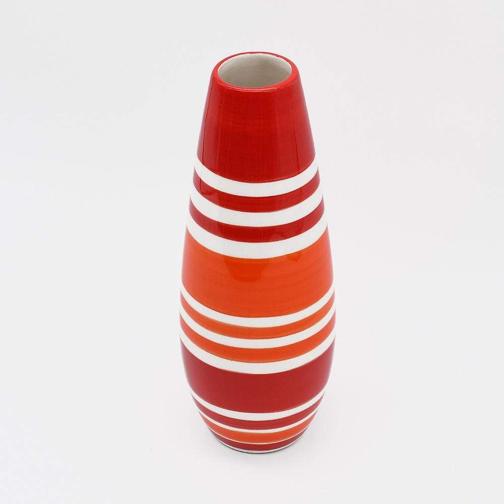 Soliflore long rouge et orange I Vases en céramique du Portugal Soliflore long - Rouge