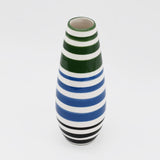 Soliflore long vert, bleu et noir I Vases en céramique du Portugal Soliflore long - Vert