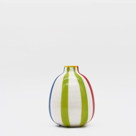 Soliflore ovale multicolore I Vases en céramique du Portugal Soliflore ovale - Multicolore