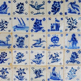 Azulejo 14x14cm - Flor