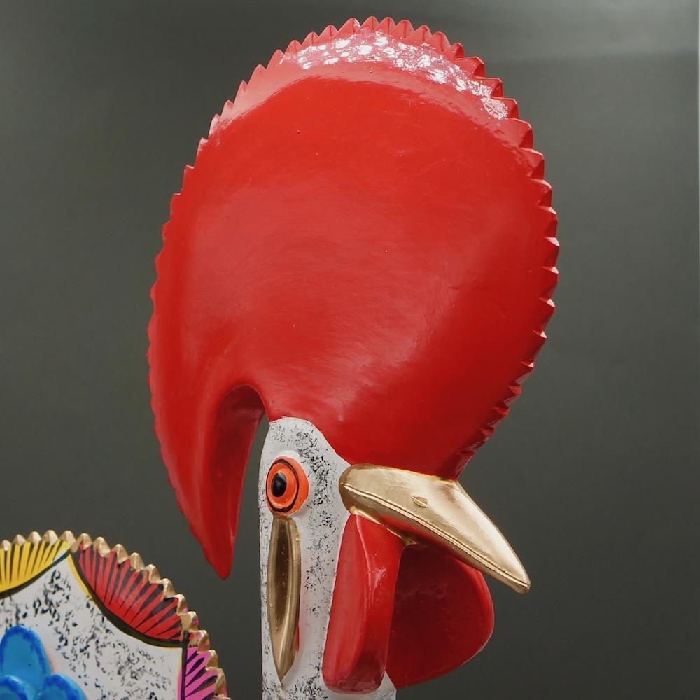 Barcelos Rooster by Prazeres Côta - 55cm - White