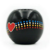 Candle Holder I Hand-painted wood