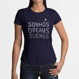 Sonhos I Women's T-shirt - Navy Blue