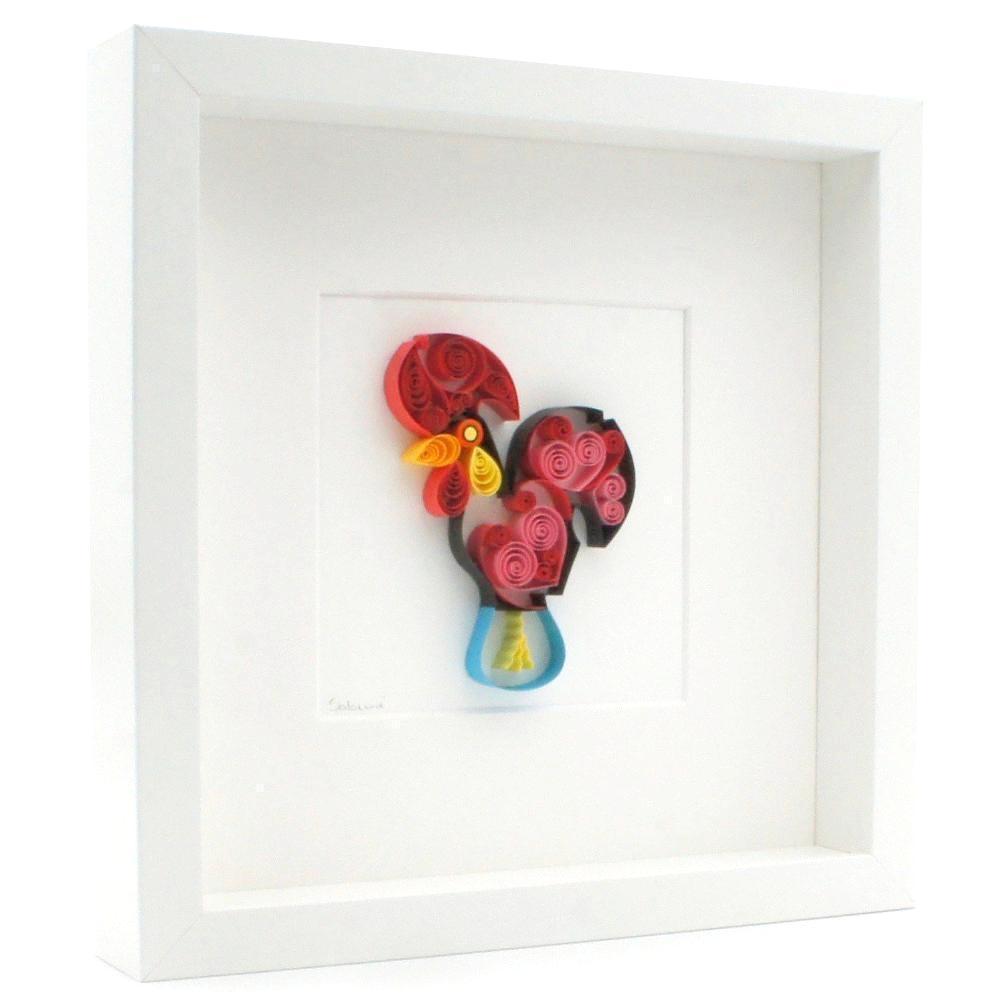 Rooster of Barcelos I Quilling Painting