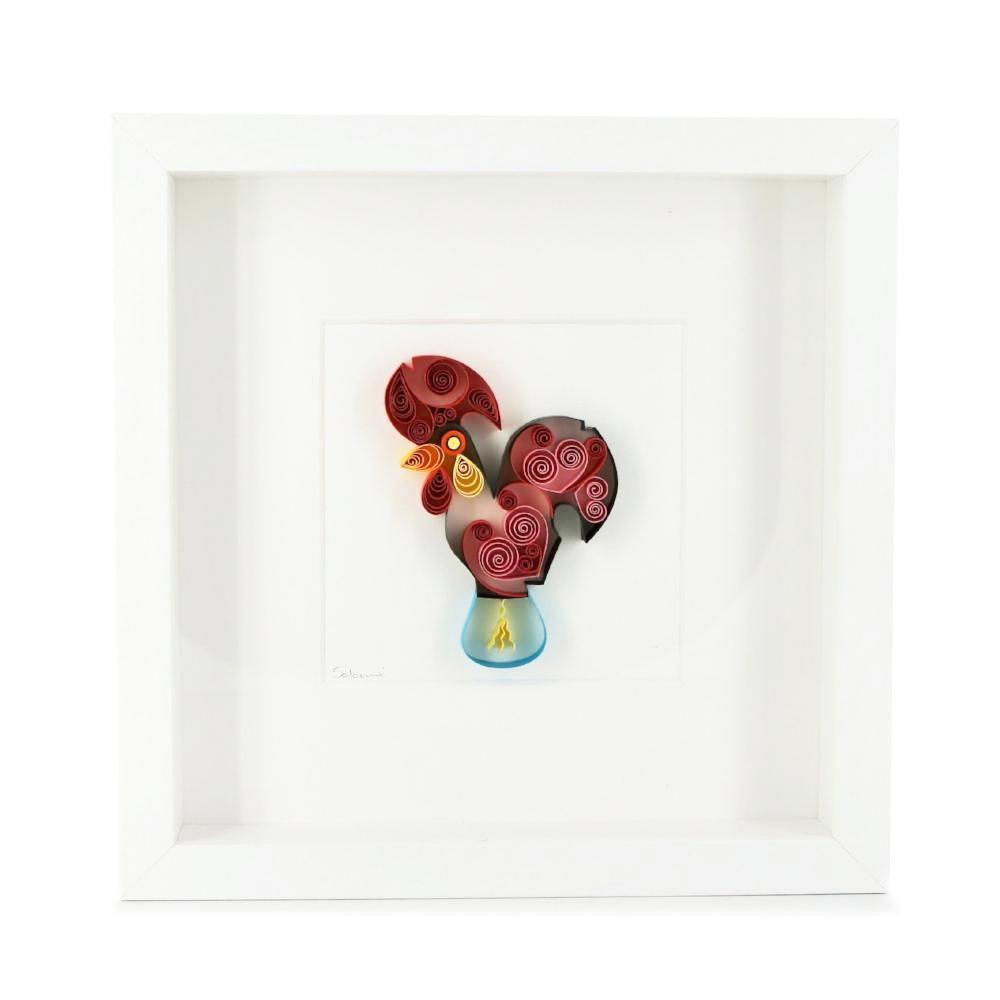 Rooster of Barcelos I Quilling Painting
