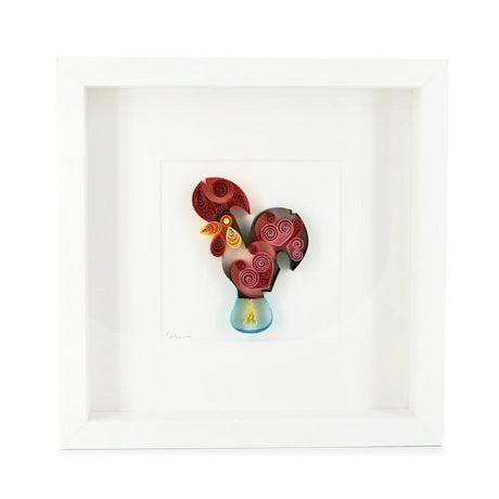 Rooster of Barcelos I Quilling Painting