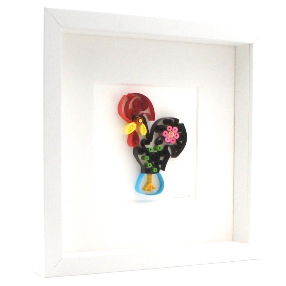 Rooster of Barcelos I Quilling Painting