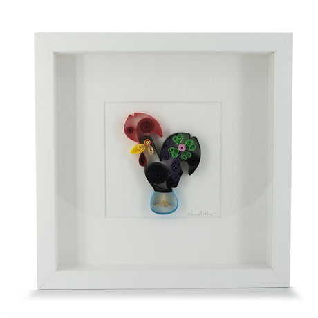 Rooster of Barcelos I Quilling Painting
