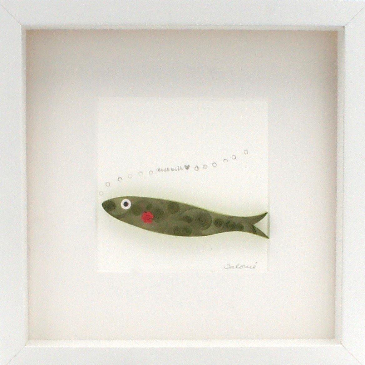 Sardinha I Quilling Painting