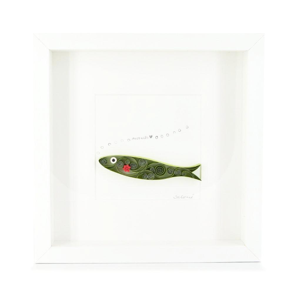 Sardinha I Quilling Painting