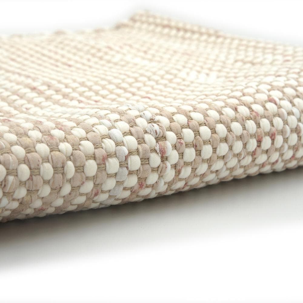 Traditional Portuguese rug 140x70 - Beige & White