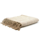 Traditional Portuguese rug 140x70 - Beige & White