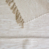 Traditional Portuguese rug 140x70 - Beige & White