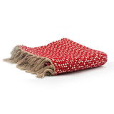 Traditional Portuguese rug 140x70 - Red & White