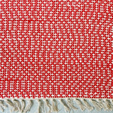 Traditional Portuguese rug 140x70 - Red & White