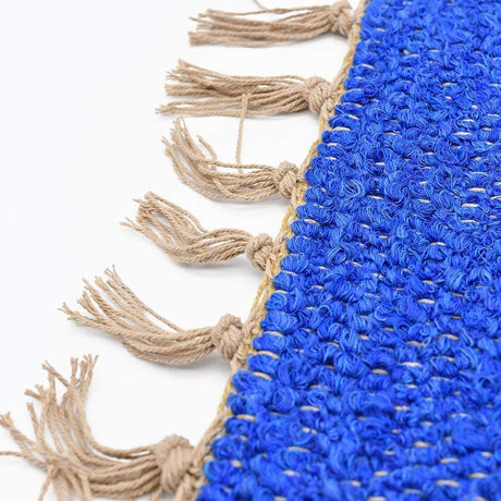 Tapis artisanal bleu I Tapis artisanal portugais Tapis artisanal bleu 3x2m