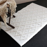 Tapis coton 100x50 Beige I Tapis artisanal Portugais Tapis en coton 100x50 - Beige