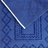 Traditional Portuguese rug 100x50 - Dark blue