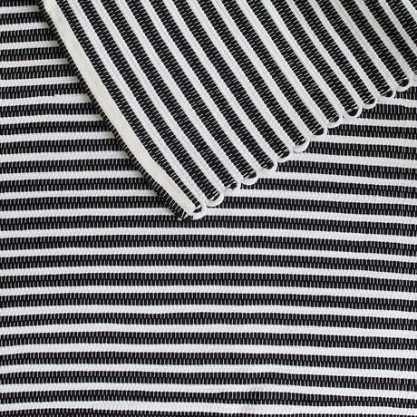 Traditional Portuguese rug 300x50cm - Black & White