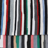 Large-striped cotton rug
