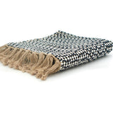 Traditional Portuguese rug 140x70 - Black &  Beige