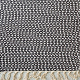 Traditional Portuguese rug 140x70 - Black &  Beige