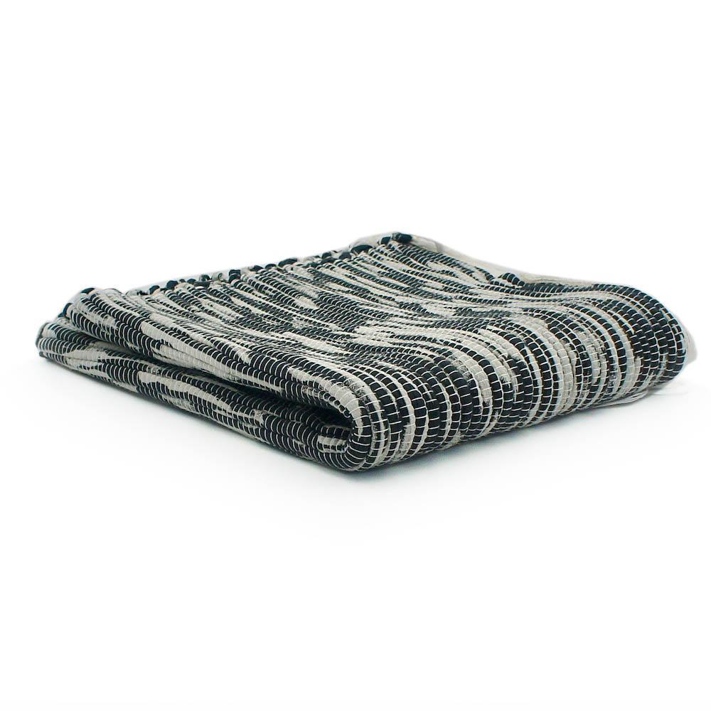 Traditional Portuguese rug 100x50 - Black & Grey
