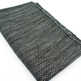 Dark grey regional cotton rug