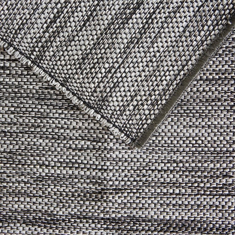 Dark grey regional cotton rug