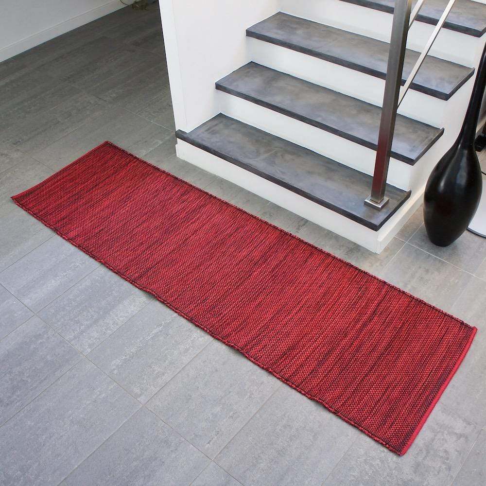 Regional red cotton rug