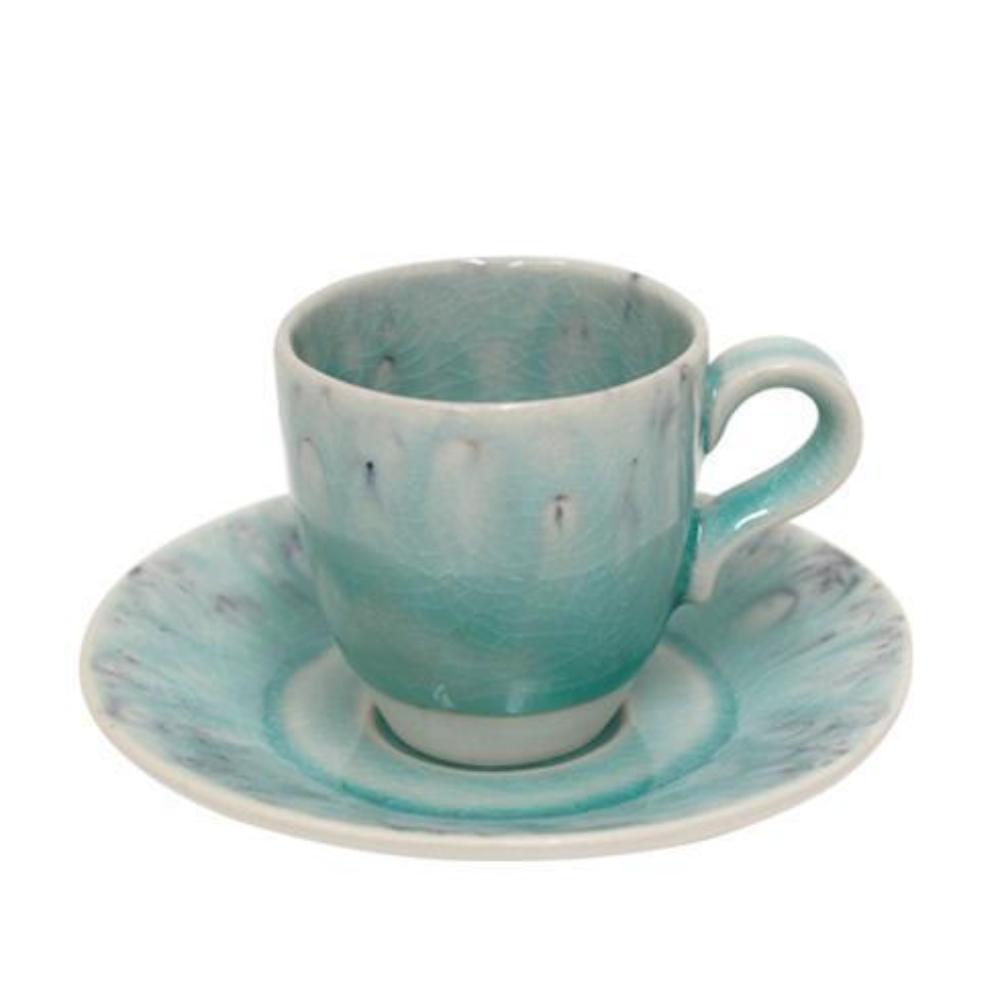 Madeira I Fine Stoneware Coffee Cup - Green