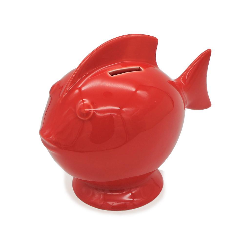 Ceramic Moneybox - Red