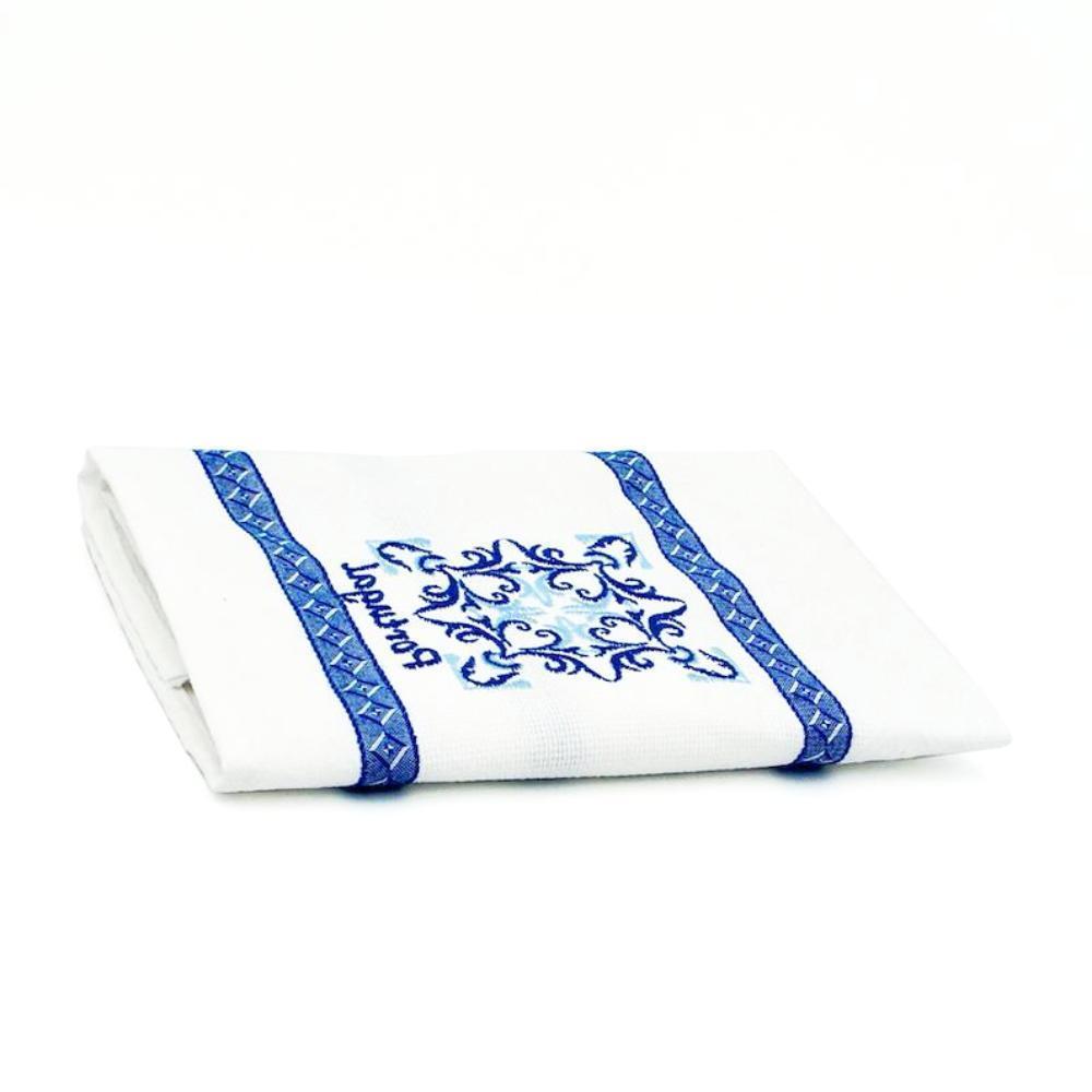 Torchon de cuisine brodé "Azulejos"