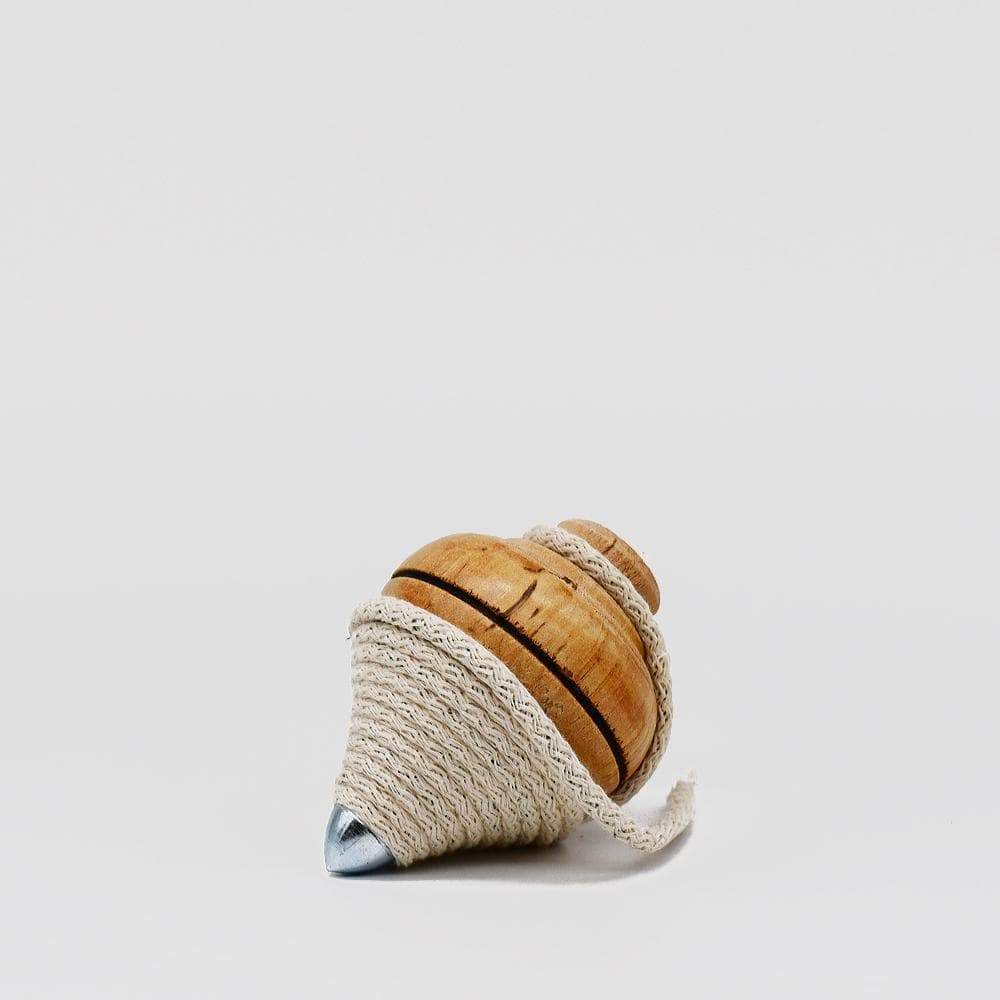 Wooden spinning top