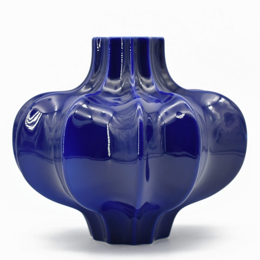 Vase en céramique - Bleu cobalt