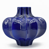 Vase en céramique - Bleu cobalt